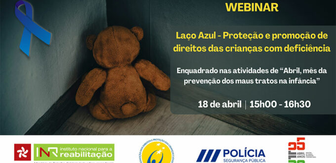 Webinar “Laço Azul - Proteção e promoção de direitos das crianças com deficiência”